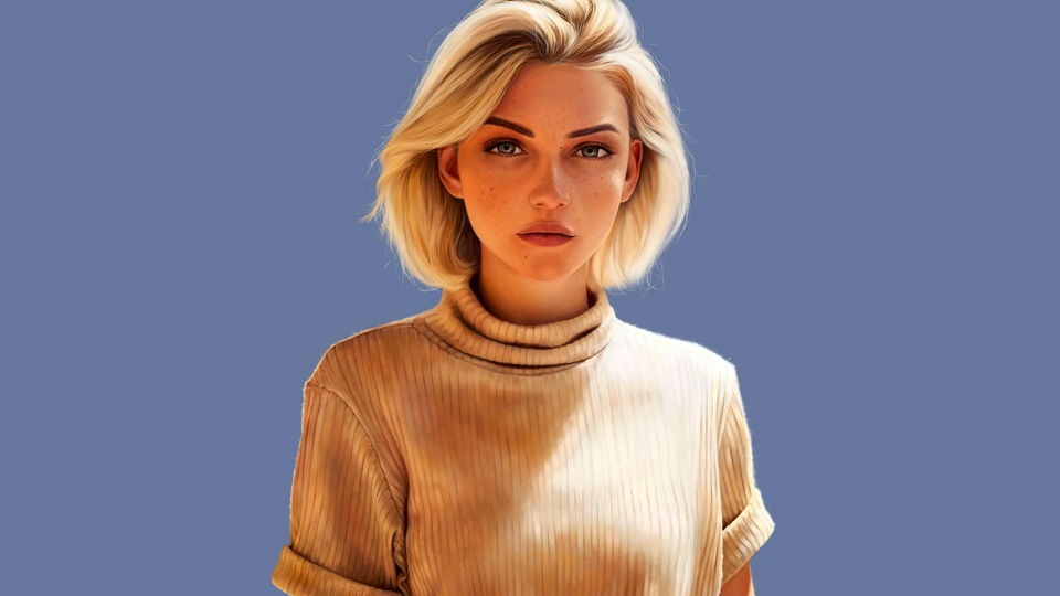 Блондинка 5k 2020