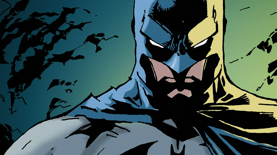 Цифровая живопись Бэтмена