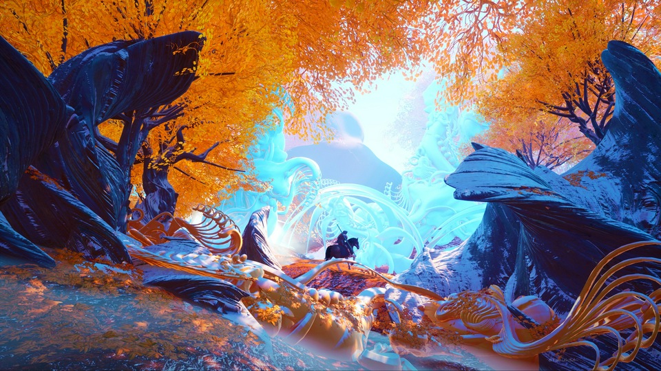 Золотой лес 4k