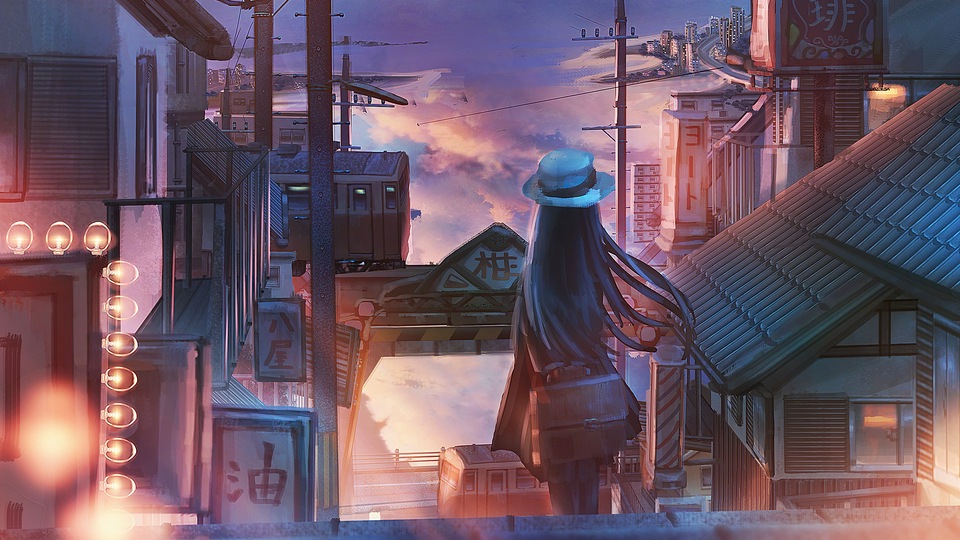 Девушка в Ностальгическом городе