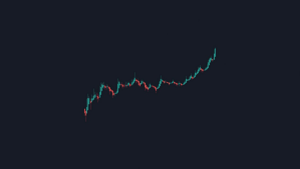 Биржевой график Минимальный 4k