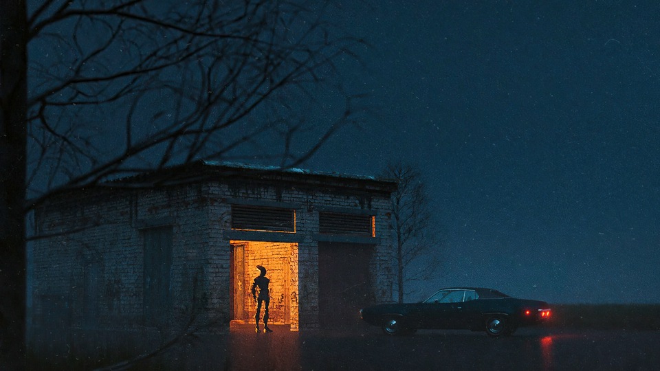 Вечерняя поездка на чужой волне 4k