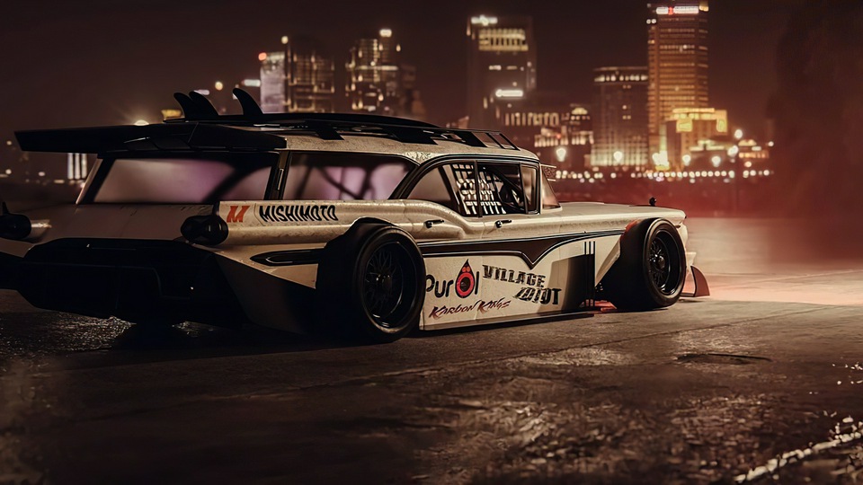 Форд Шевроле Кастомный нагнетатель 4k