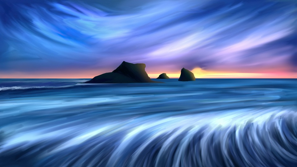 Закат у Воды