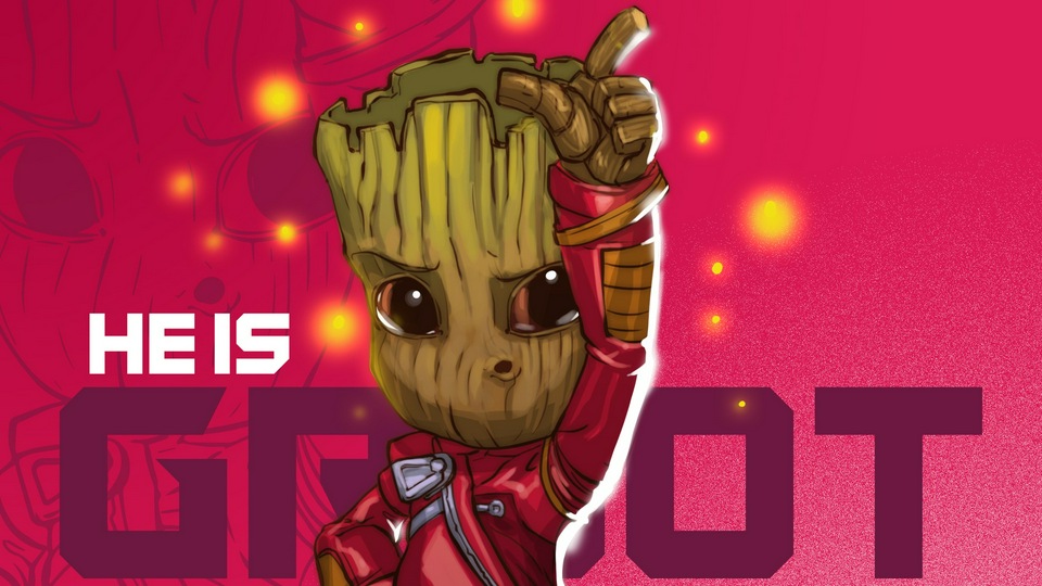 Танцпол Baby Groot