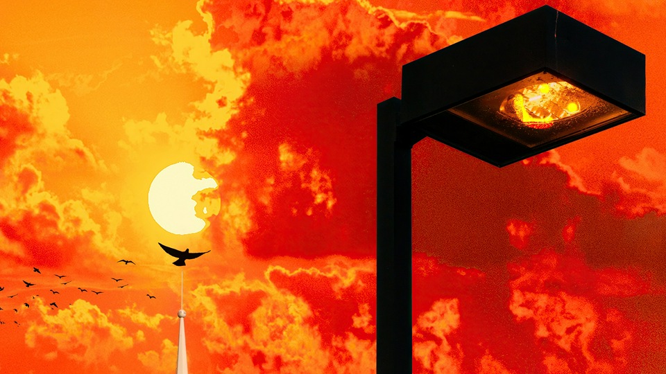 Небо в огне 4k