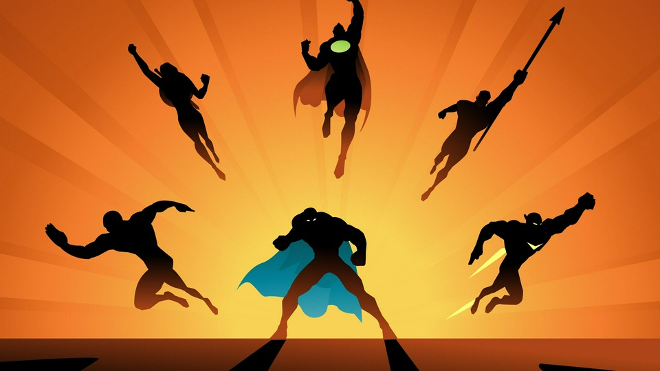 Фан-арт супергероев Dc