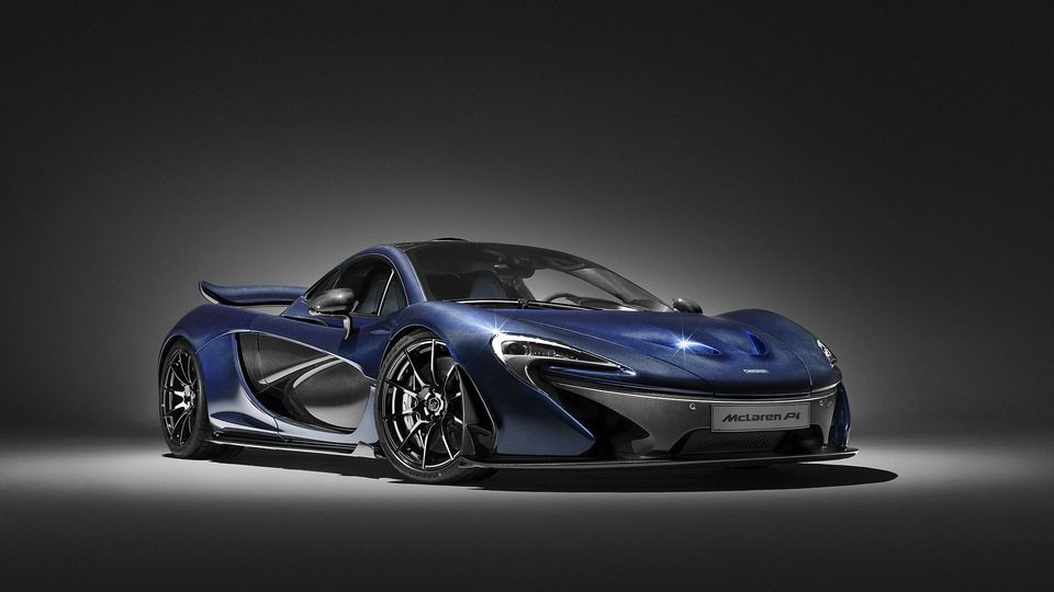 Mclaren P1 Синий