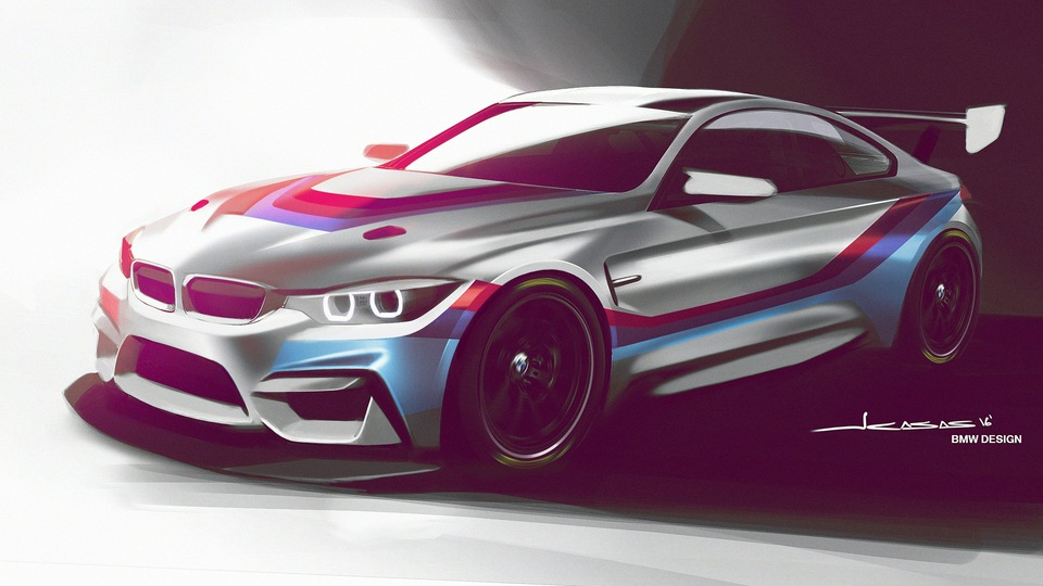 Дизайн BMW M4 GT4 2018