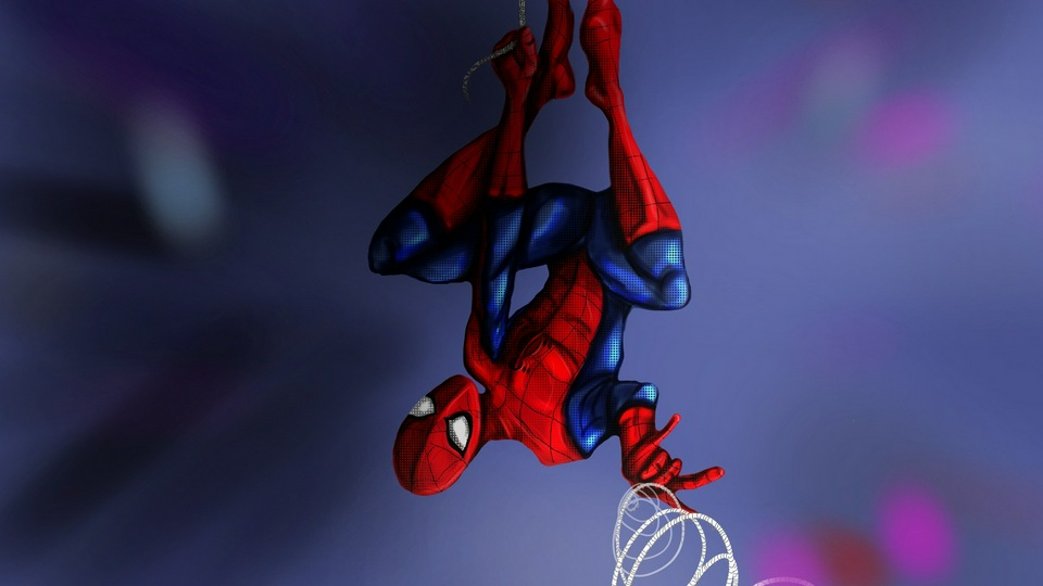 Художественное произведение Человека-паука 4k