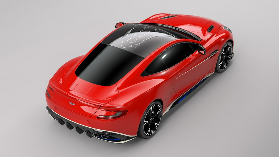 Aston Martin Vanquish S Red Arrows Edition сзади