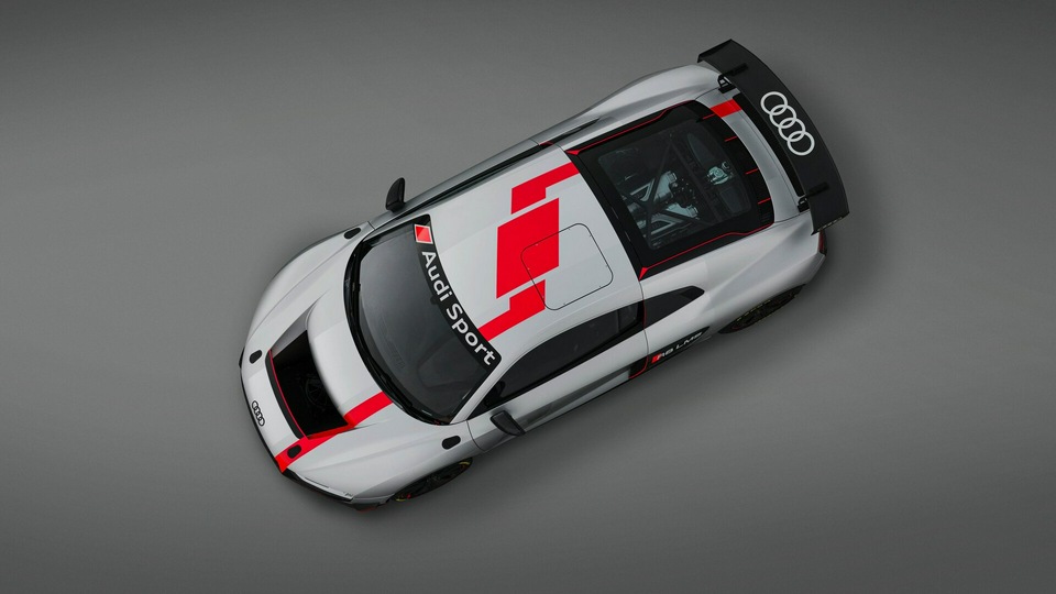 Audi R8 Lms Gt4 Вид сверху