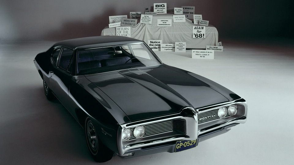 Спортивное купе Pontiac LeMans 1968 года выпуска