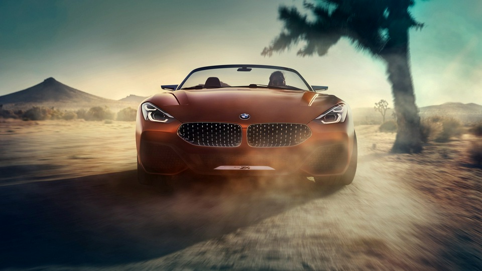 Bmw Concept Z4 4k спереди