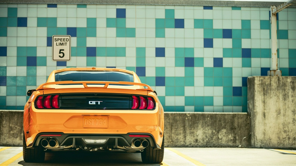 2018 Ford Mustang GT Fastback сзади