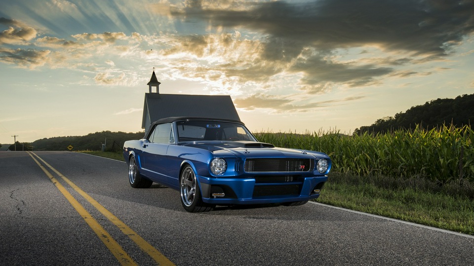 1965 Ringbrothers Ford Mustang кабриолет Баллистический 4k