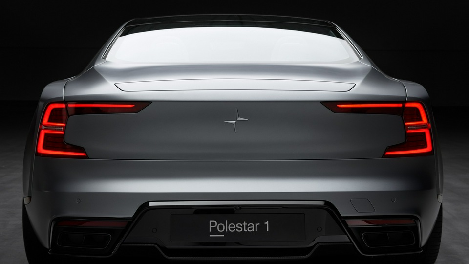 Polestar 1 сзади 4k