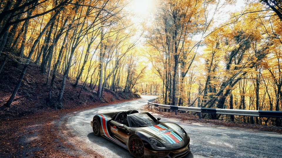 Суперкар Porsche 918 Spyder