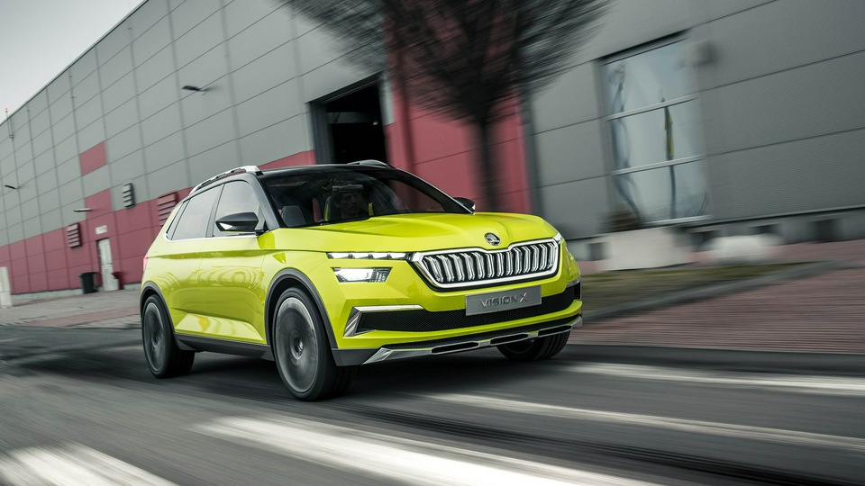 Skoda Vision X 2018 Спереди