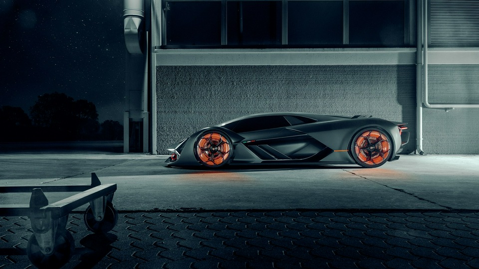 Lamborghini Terzo Millennio 2019 Вид сбоку