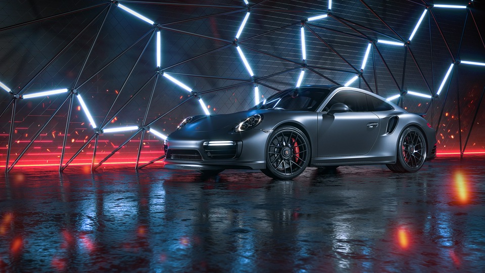 Porsche 911 Turbo S CGI