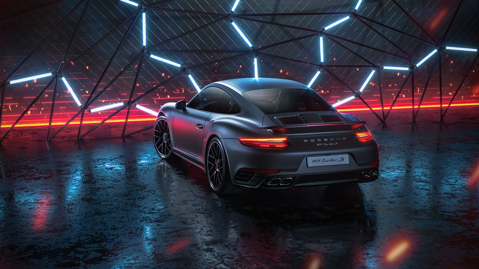 Porsche 911 с турбонаддувом CGI