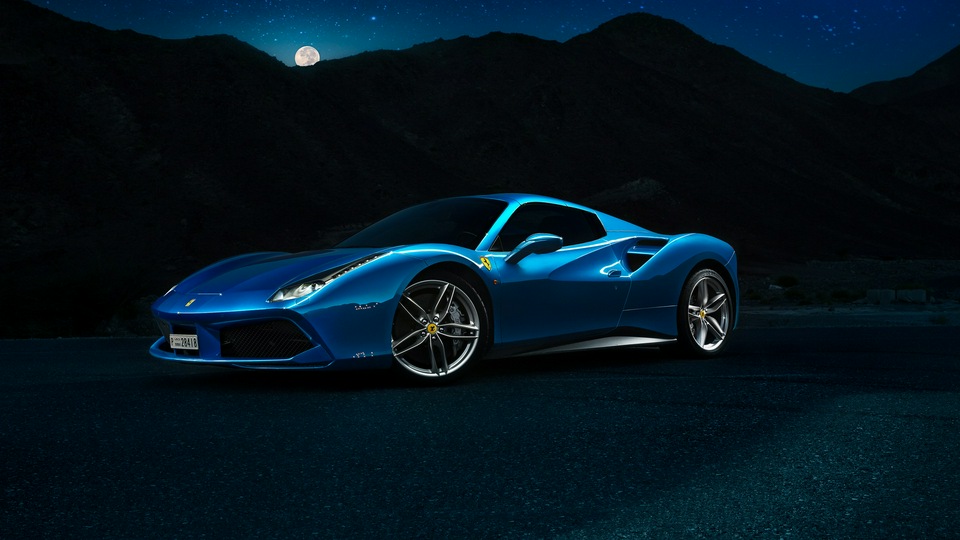 Ferrari 488 Spyder 2018 сзади