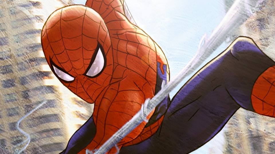 Удивительное произведение искусства Человека-паука Новое