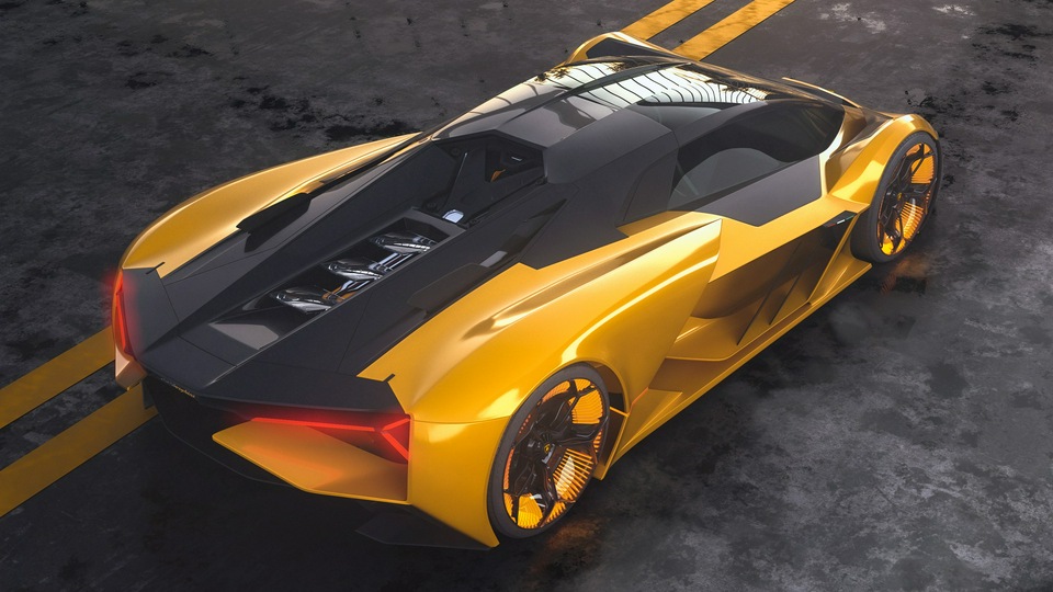 Автомобиль Lamborghini Terzo Millennio 2019 года выпуска