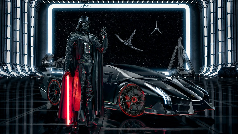 Lamborghini Veneno Дарт Вейдер