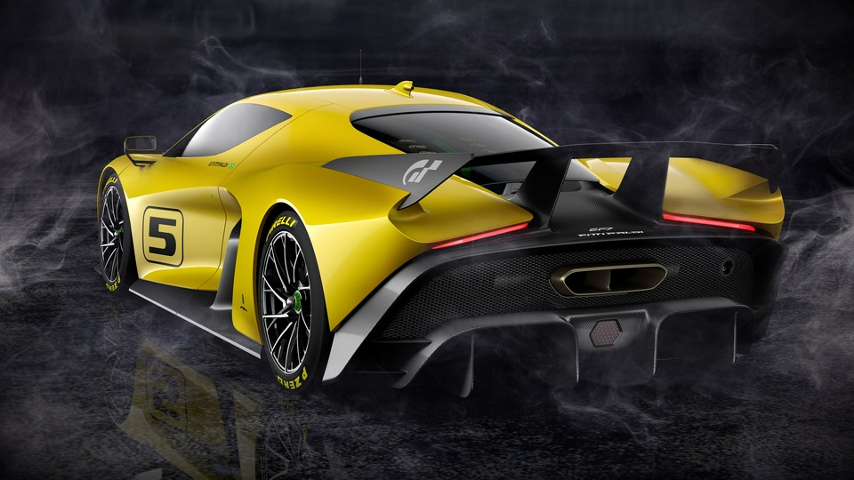 Fittipaldi EF7 Vision Gran Turismo Лимитированная серия сзади 5k