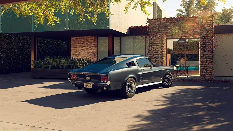 1967 Ford Mustang CGI