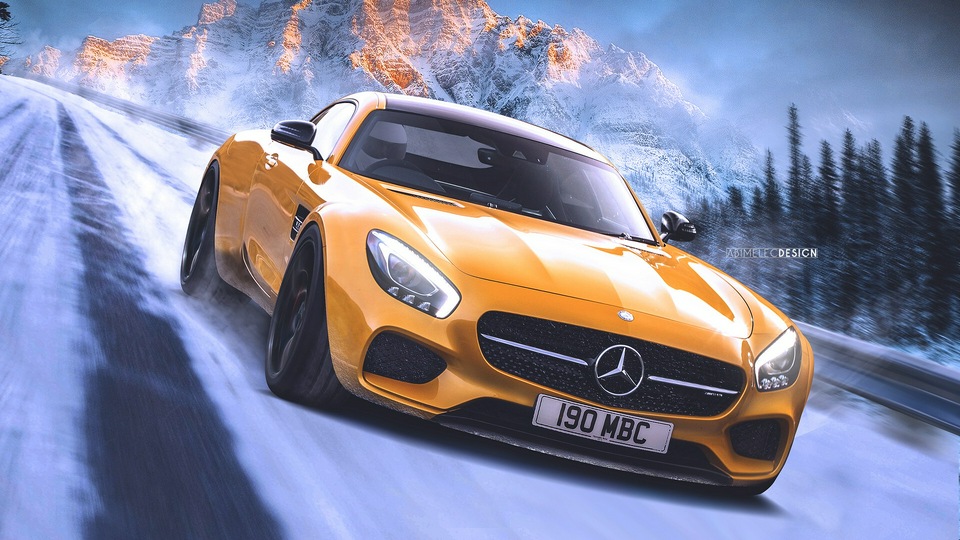 Mercedes Benz AMG GTS Арт