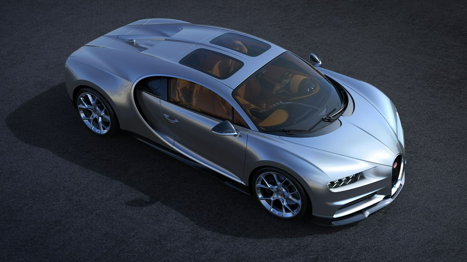 2018 Bugatti Chiron Sky View 5k