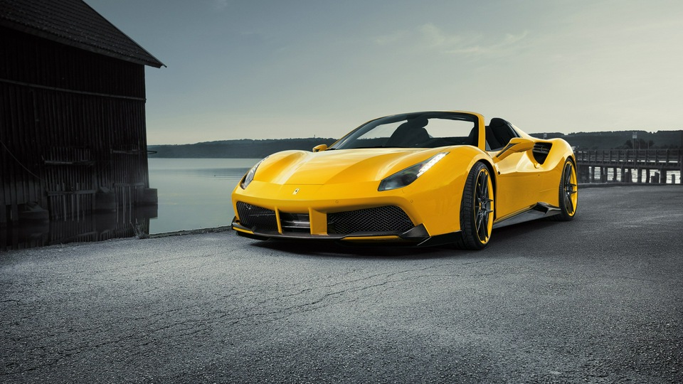 Novitec Ferrari Spider 488 Желтый родстер