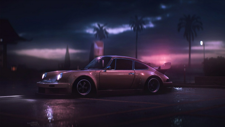 Старый Porsche 911