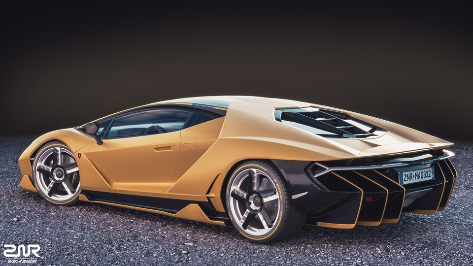 Lamborghini Centenario сзади