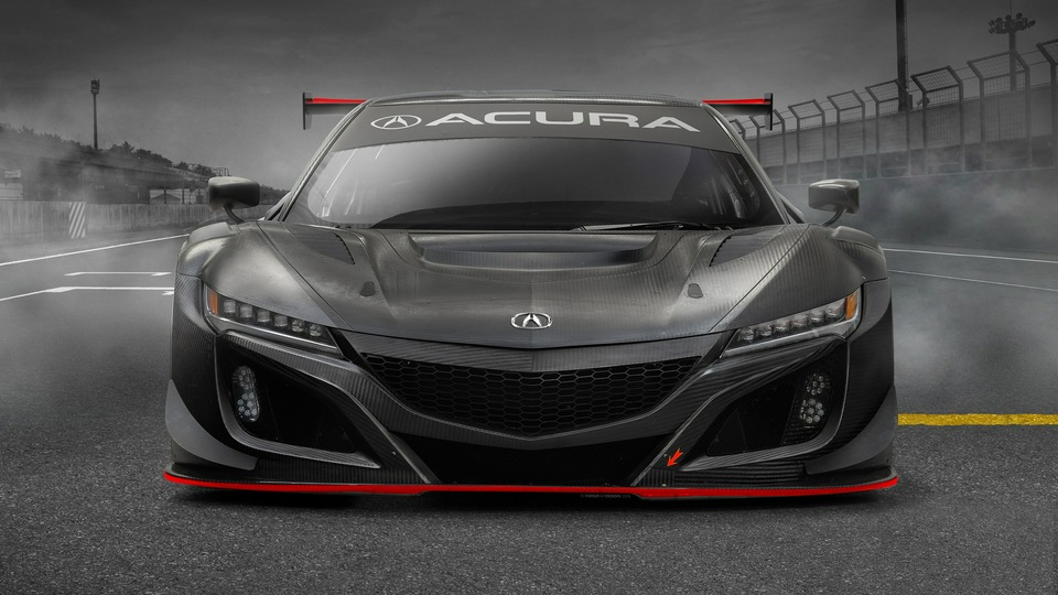 Acura NSX GT3 Evo 2019 спереди