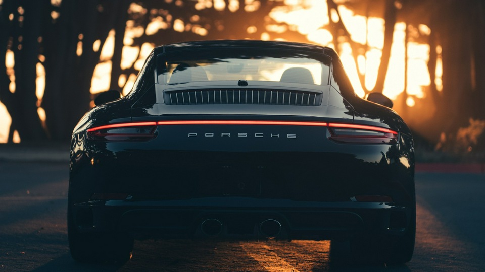 Porsche Carrera 911 Черный