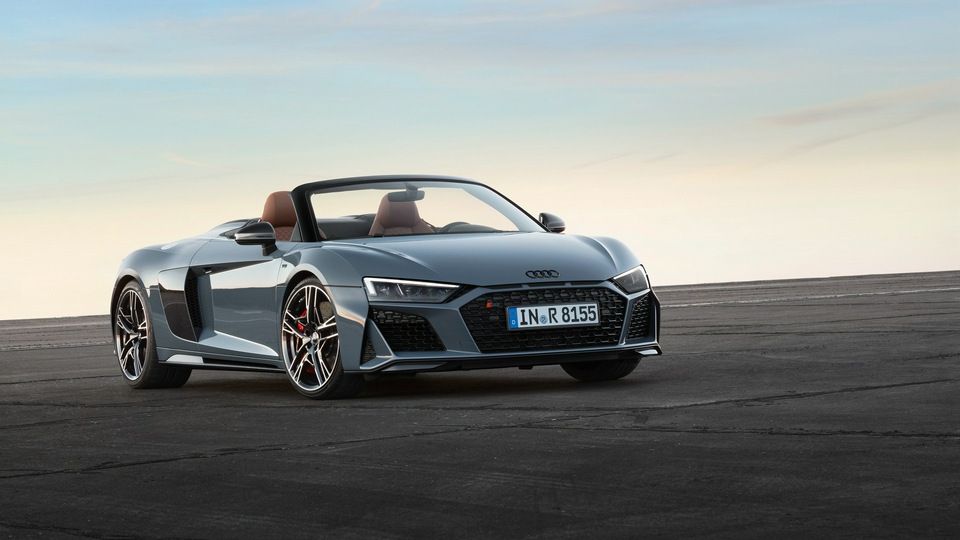 Audi R8 Spyder V10 2019 Спереди