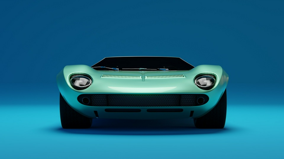 Передняя часть Lamborghini Miura