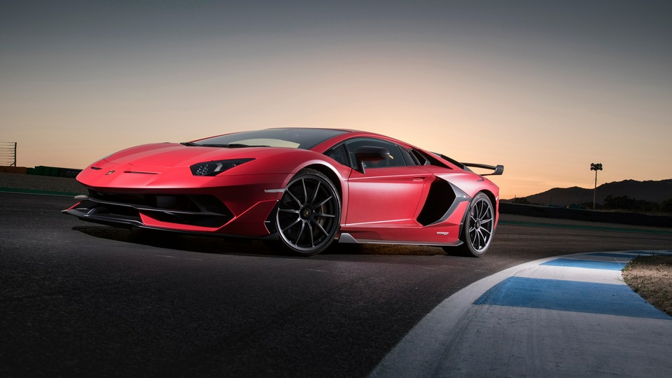 Lamborghini Aventador SVJ 2018 4k спереди