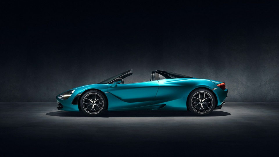 McLaren 720S Spider 2019 Вид сбоку