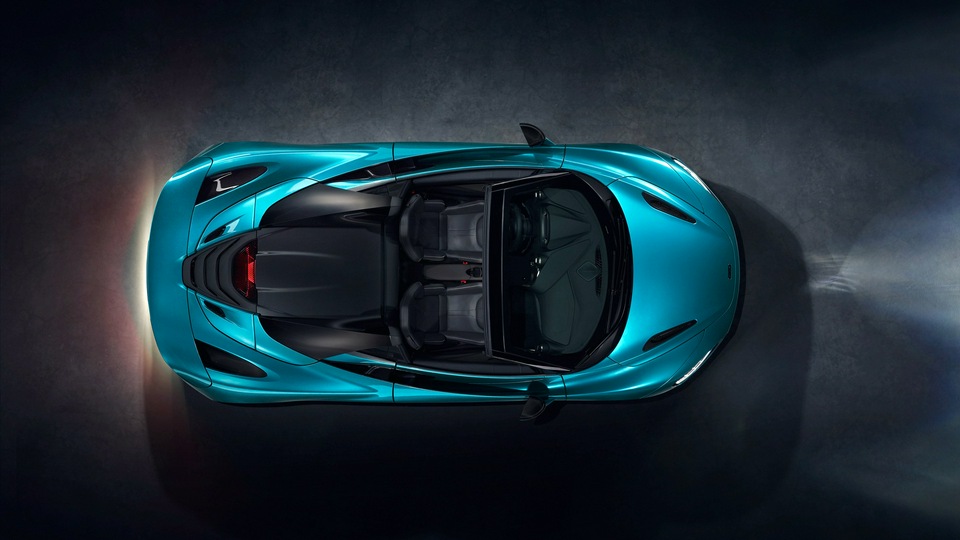 McLaren 720S Spider 2019 Вид сверху