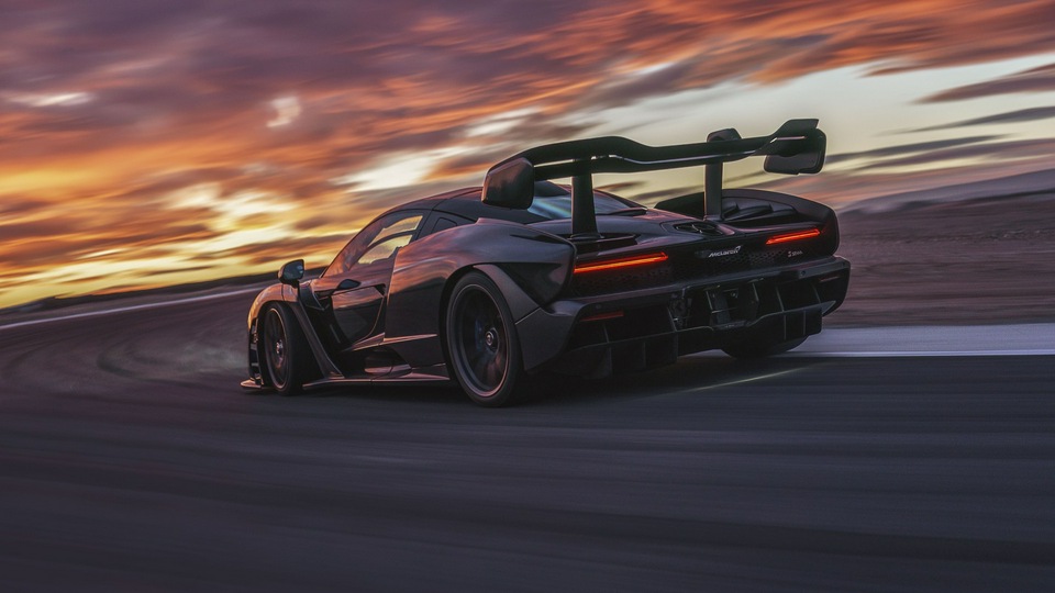 Mclaren Senna 5k 2019 сзади