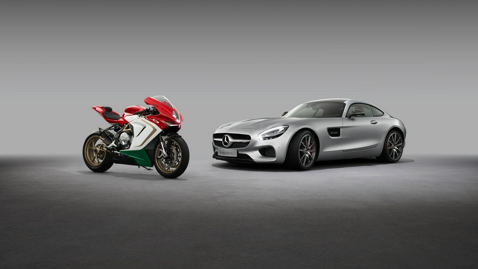 Mercedes AMG GT MV Agusta F3 Агостини 8k