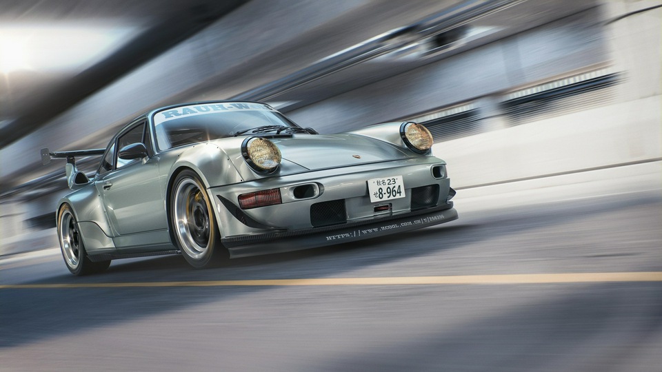 Porsche 964 RWB CGI