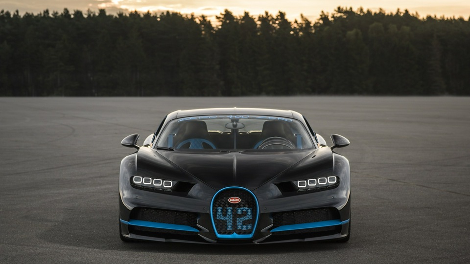 Новая фотосессия Bugatti Chiron