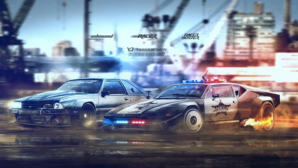 Входящая погоня едет 4k