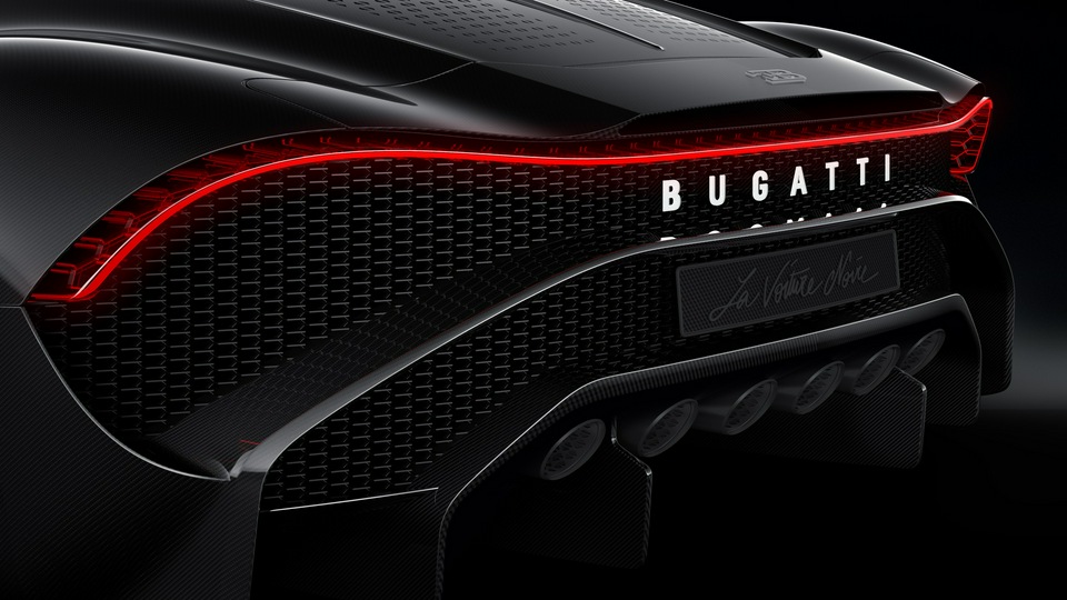 Задние фонари Bugatti La Voiture Noire